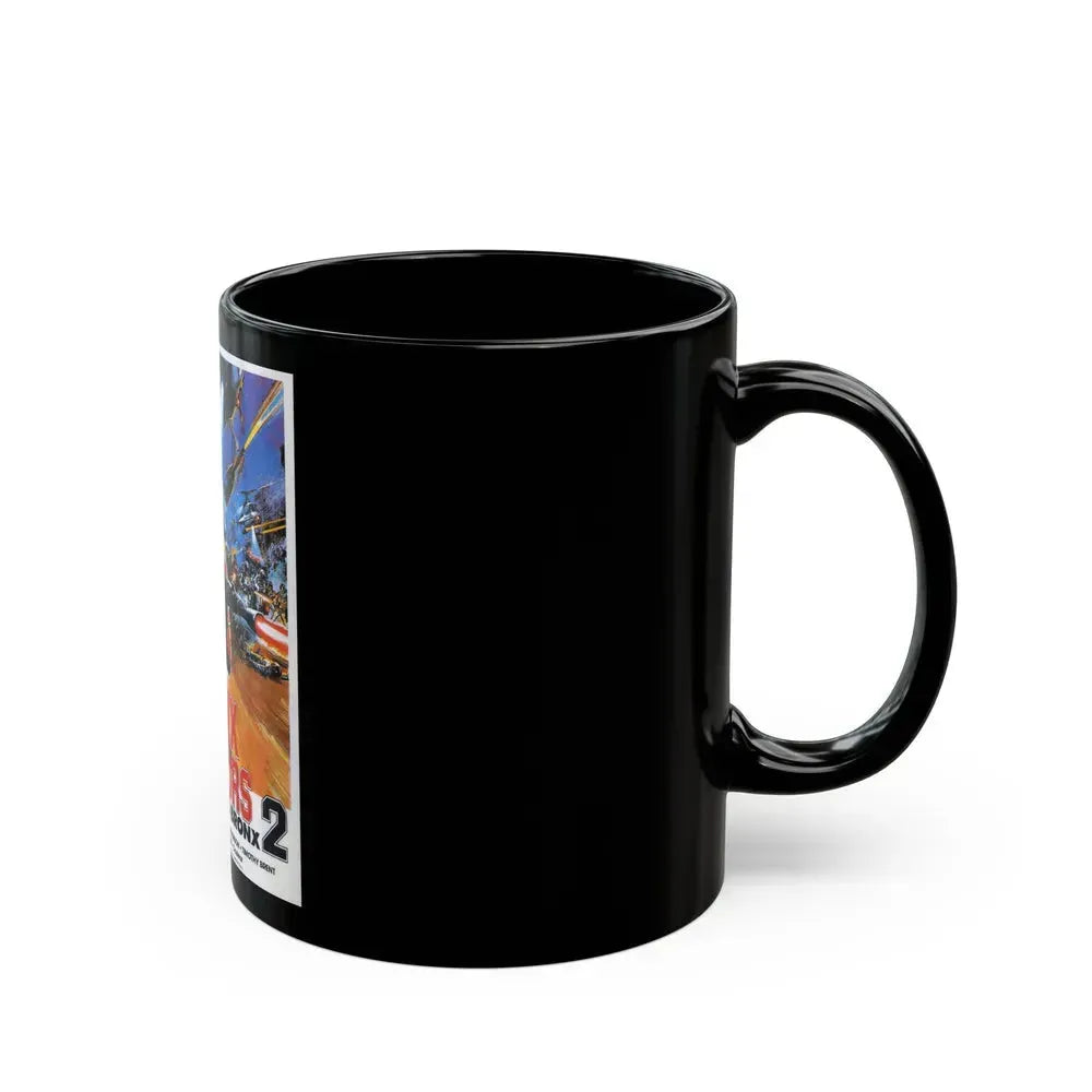 BRONX WARRIORS II 1983 Movie Poster - Black Coffee Mug - Go Mug Yourself