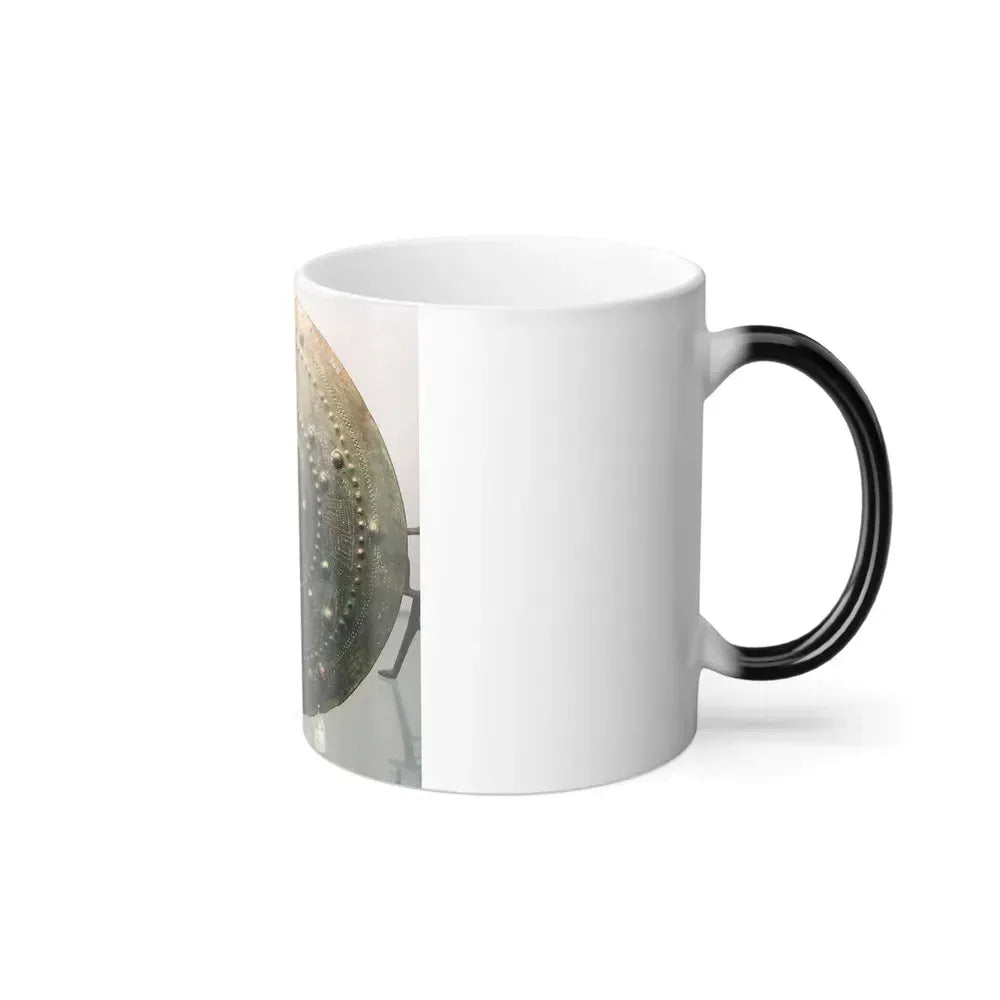Bronze kardiophylax (pectoral armor) Etruscan or Central Italian ca 675-625 BCE - Color Changing Mug 11oz - Go Mug Yourself