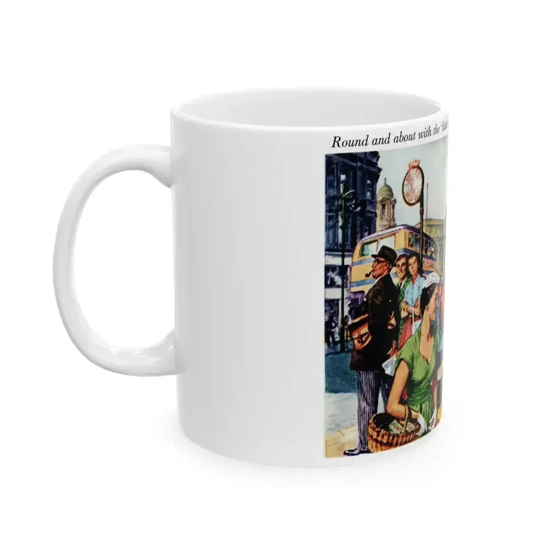 Brooke Bond Tea advertisement, 1955 - White Coffee Mug - Go Mug Yourself