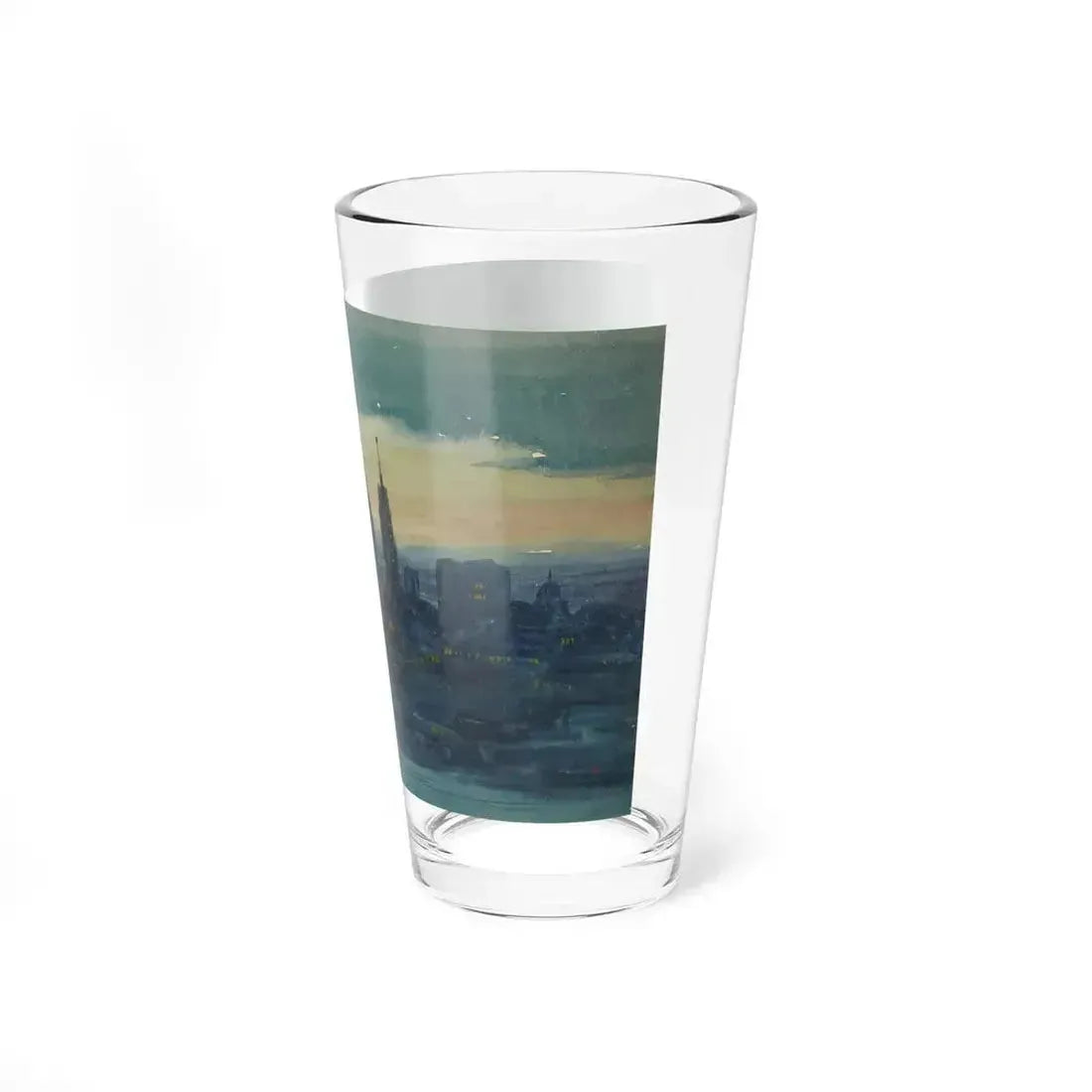 Brooklyn Promenade-Looking West (Magazine Illustration) Pint Glass 16oz - Go Mug Yourself