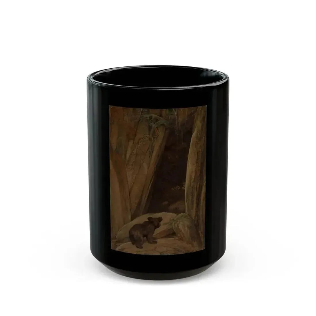Brother Bear and the Little Lone Cub, chapter 11 story illustration - Black Coffee Mug 15oz - Go Mug Yourself