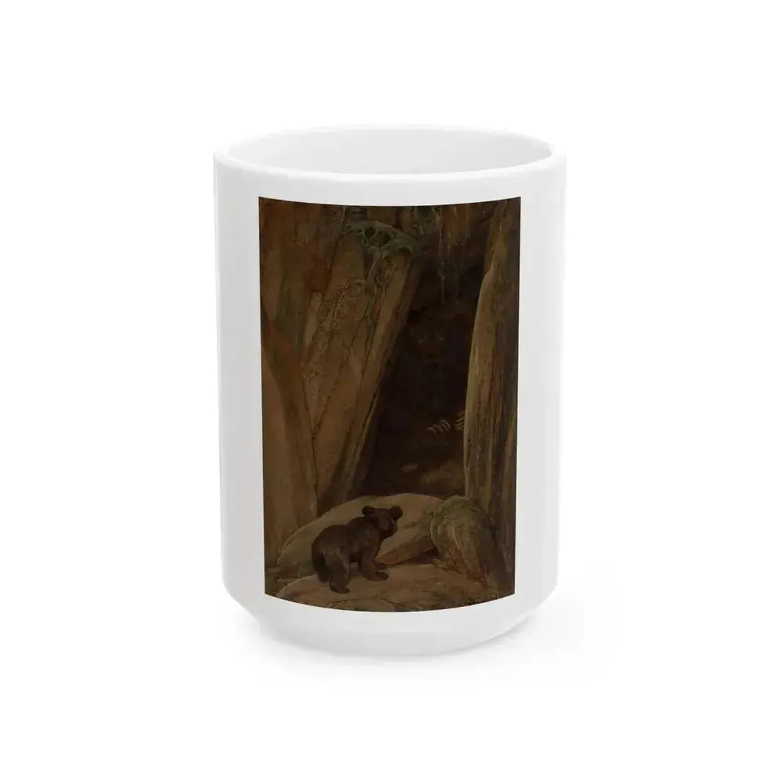 Brother Bear and the Little Lone Cub, chapter 11 story illustration - White Coffee Mug 15oz - Go Mug Yourself