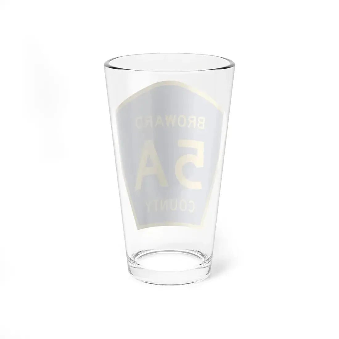 Broward County 5A (Florida) (Road Sign) Pint Glss 16oz - Go Mug Yourself
