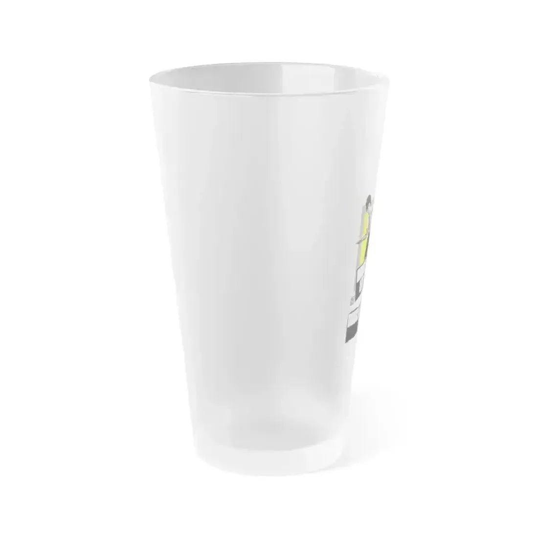 BRUCE LEE AGAINST SUPERMEN (BELGIAN) 1975 Movie Poster - Frosted Pint Glass 16oz - Go Mug Yourself