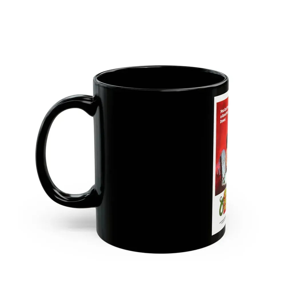 BRUCE LEE FIGHTS BACK FROM THE GRAVE 1976 Movie Poster - Black Coffee Mug - Go Mug Yourself