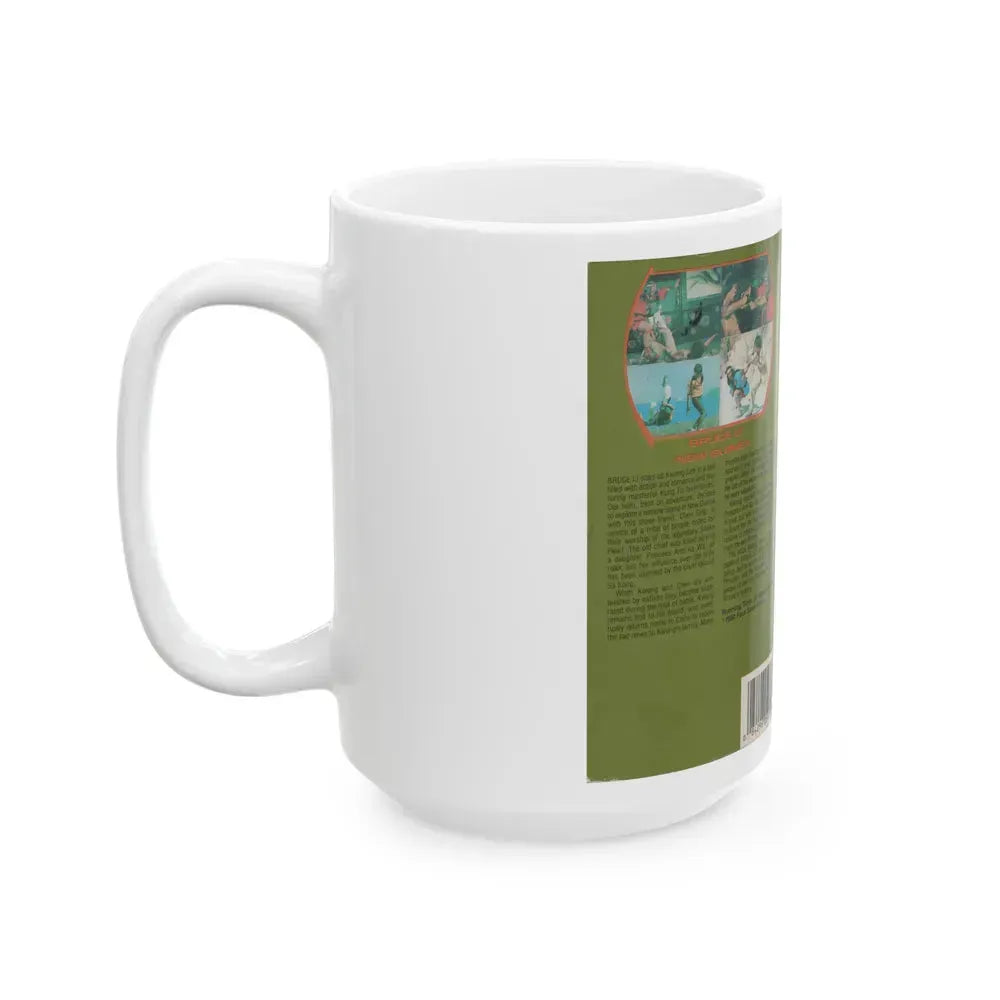 BRUCE LI IN NEW GUINEA (VHS COVER) - White Coffee Mug - Go Mug Yourself