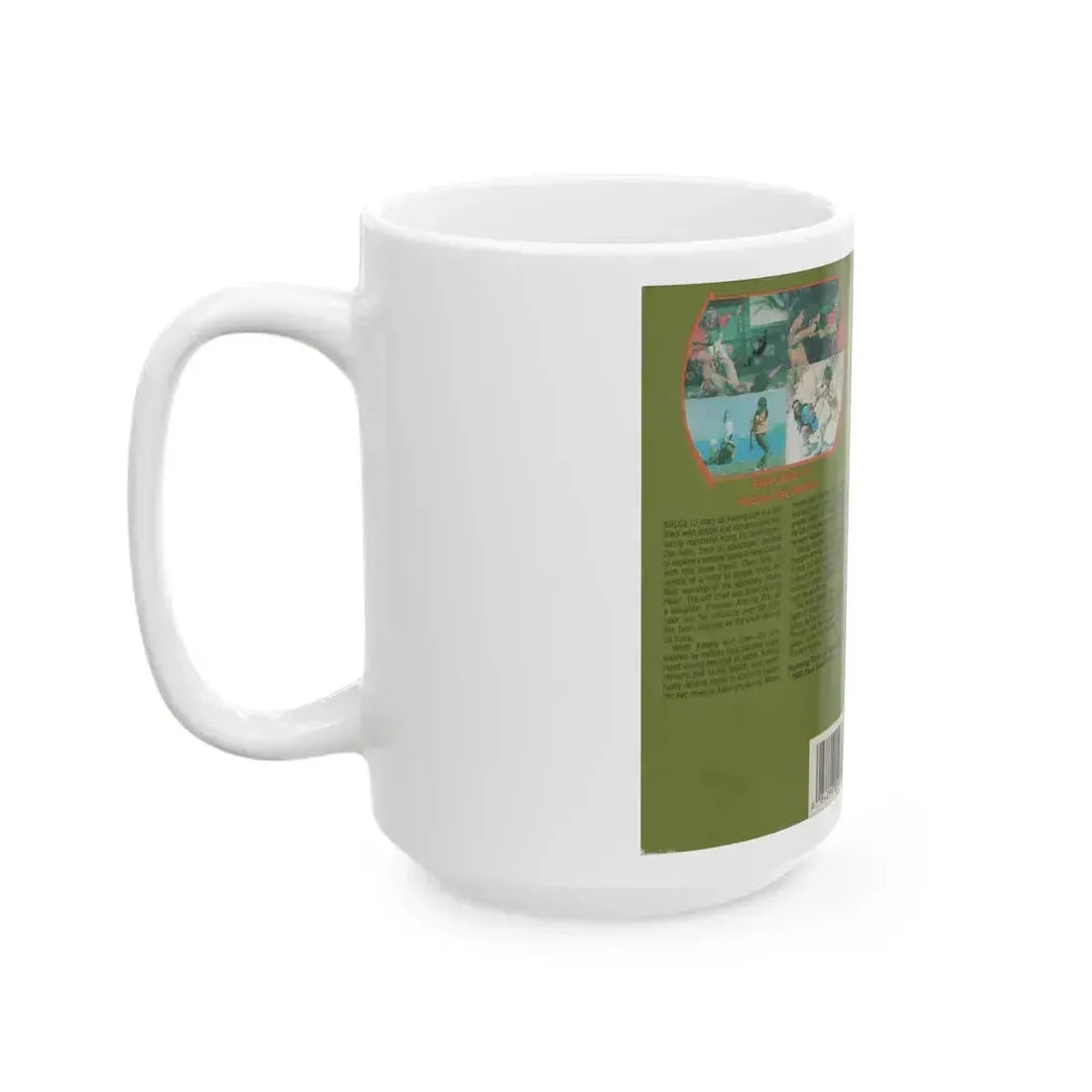 BRUCE LI IN NEW GUINEA (VHS COVER) - White Coffee Mug - Go Mug Yourself