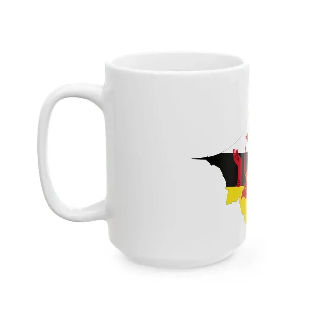 Brunei-Flagmap (Brunei) White Coffee Mug - Go Mug Yourself