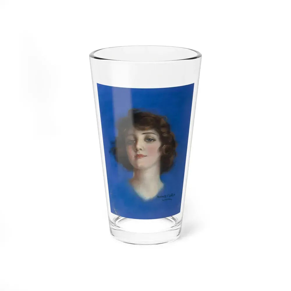 Brunette Beauty (Magazine Illustration) Pint Glass 16oz 16oz - Go Mug Yourself