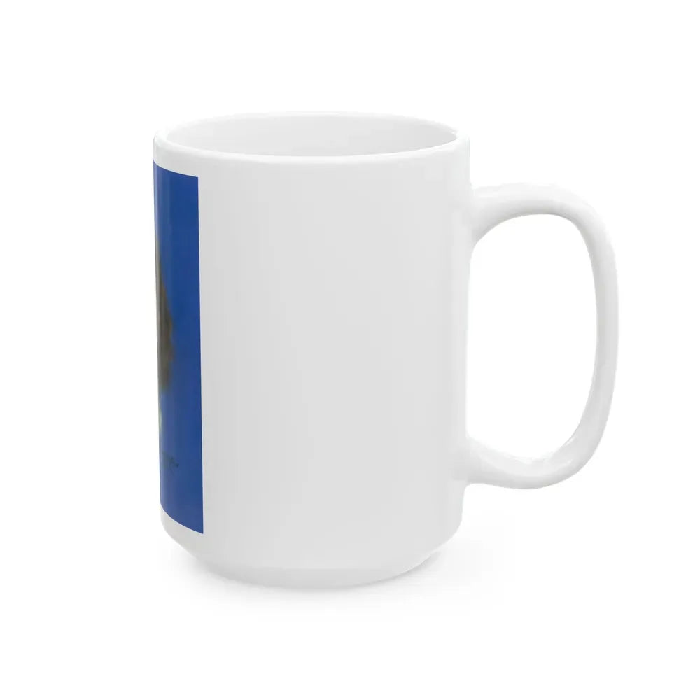 Brunette Beauty - White Coffee Mug - Go Mug Yourself