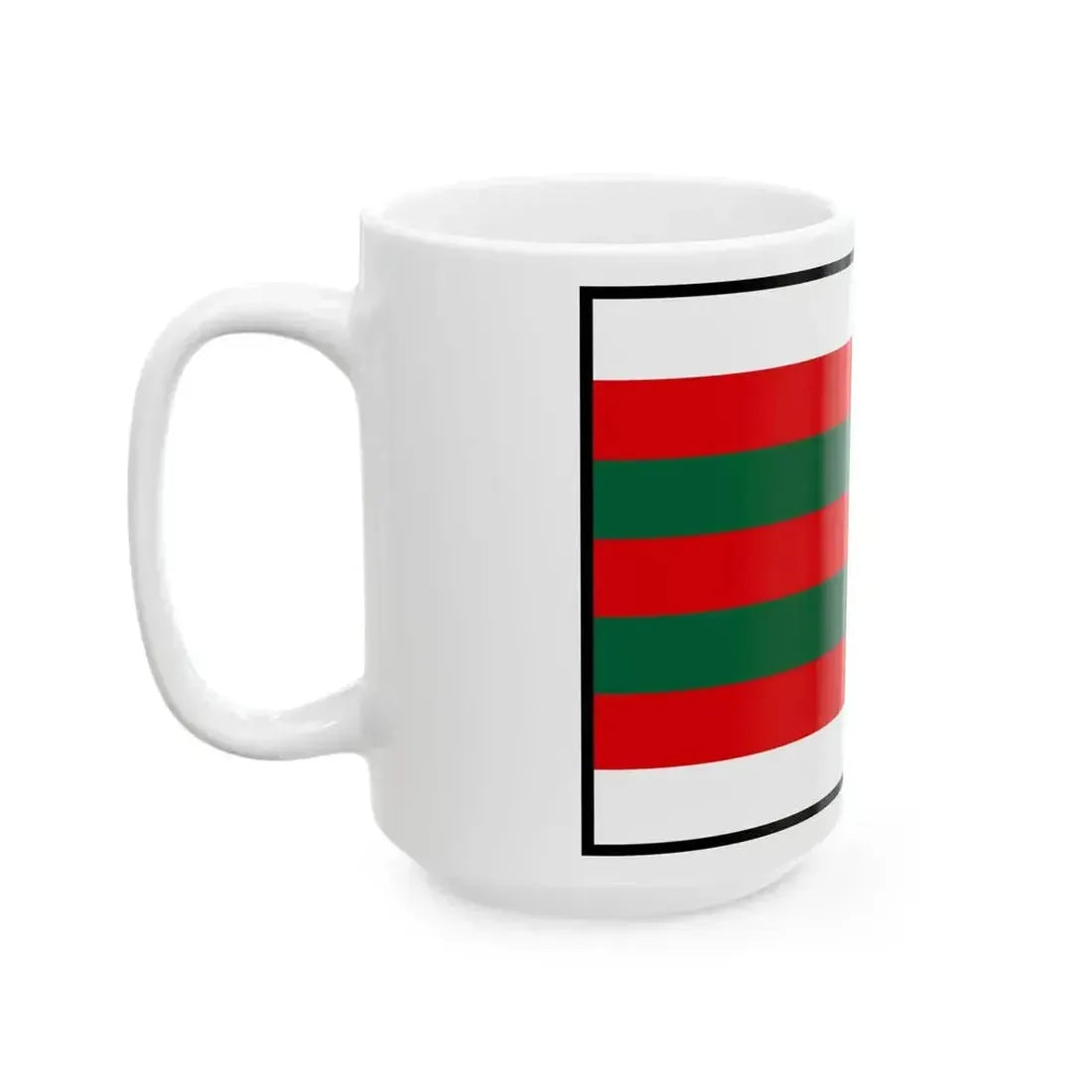 Brusnica Stropkov Flag (Slovakia) White Coffee Mug - Go Mug Yourself