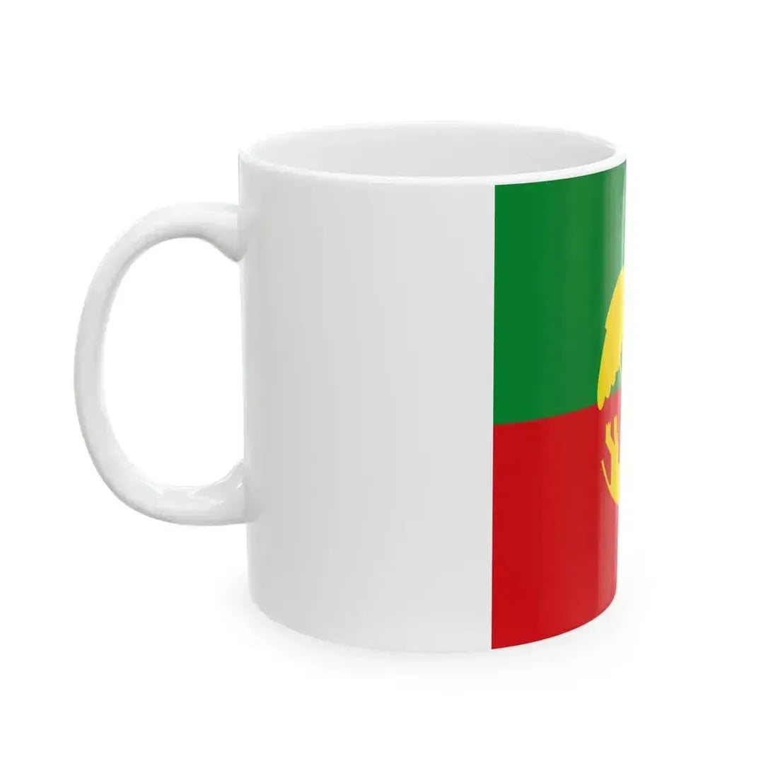 Brussel vlag (Belgium) White Coffee Mug - Go Mug Yourself