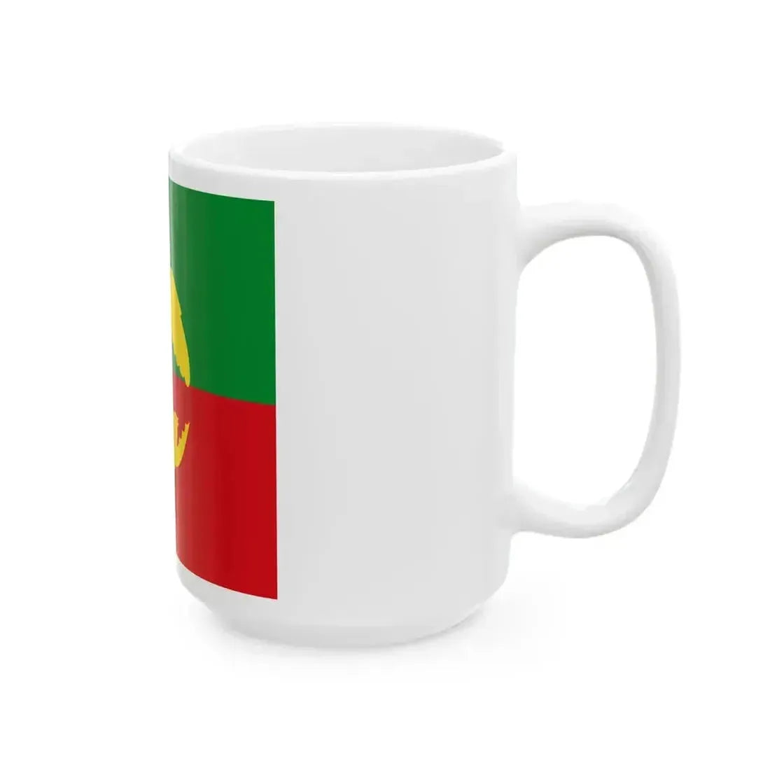 Brussel vlag (Belgium) White Coffee Mug - Go Mug Yourself