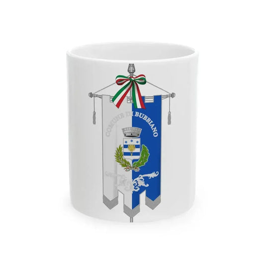 Bubbiano-Gonfalone (Italy) White Coffee Mug 11oz - Go Mug Yourself