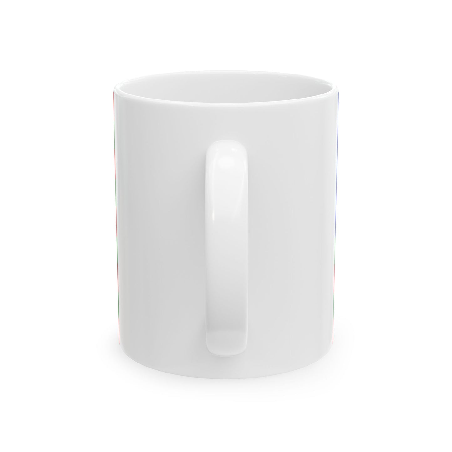 Bubi tribal flag (Equatorial Guinea) White Coffee Mug-Go Mug Yourself