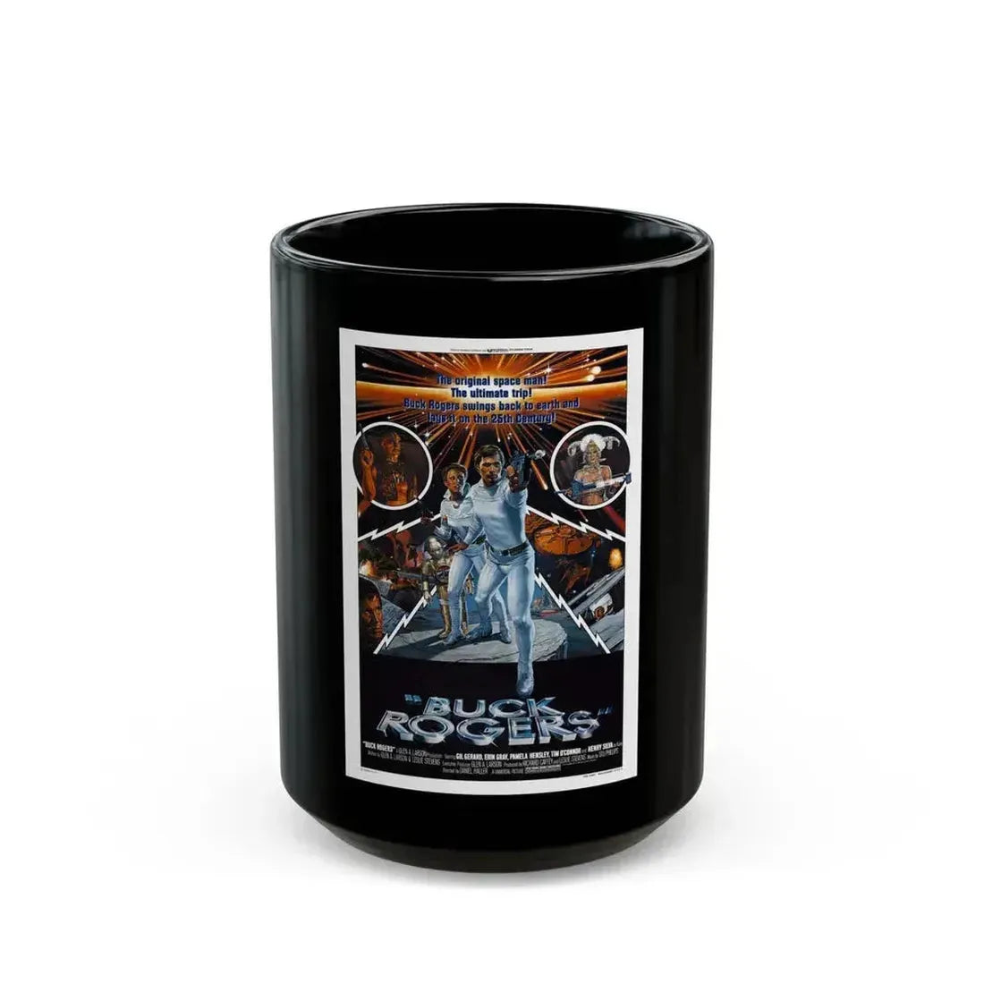 BUCK ROGERS IN THE 25TH CENTURY 1979 Movie Poster - Black Coffee Mug 15oz - Go Mug Yourself