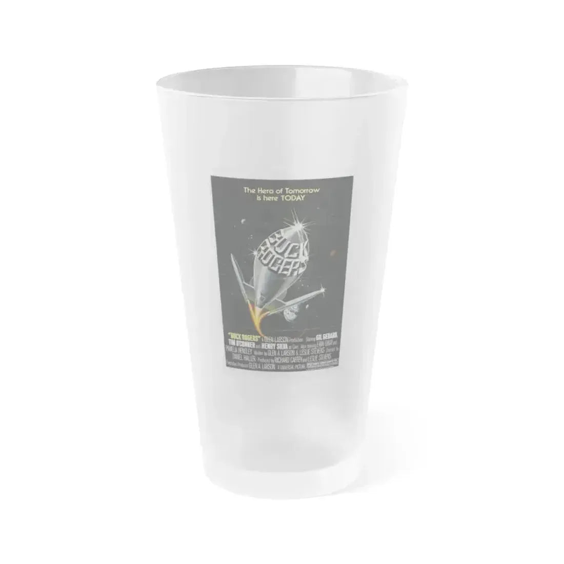 BUCK ROGERS IN THE 25TH CENTURY (TEASER) 1979 Movie Poster - Frosted Pint Glass 16oz 16oz Frosted - Go Mug Yourself