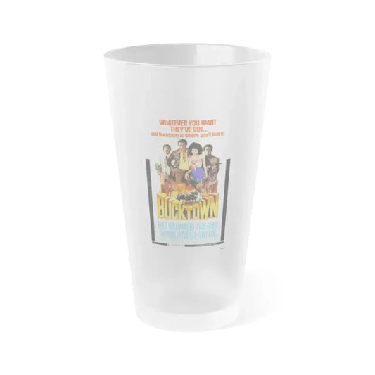 BUCKTOWN 1975 Movie Poster - Frosted Pint Glass 16oz 16oz Frosted - Go Mug Yourself