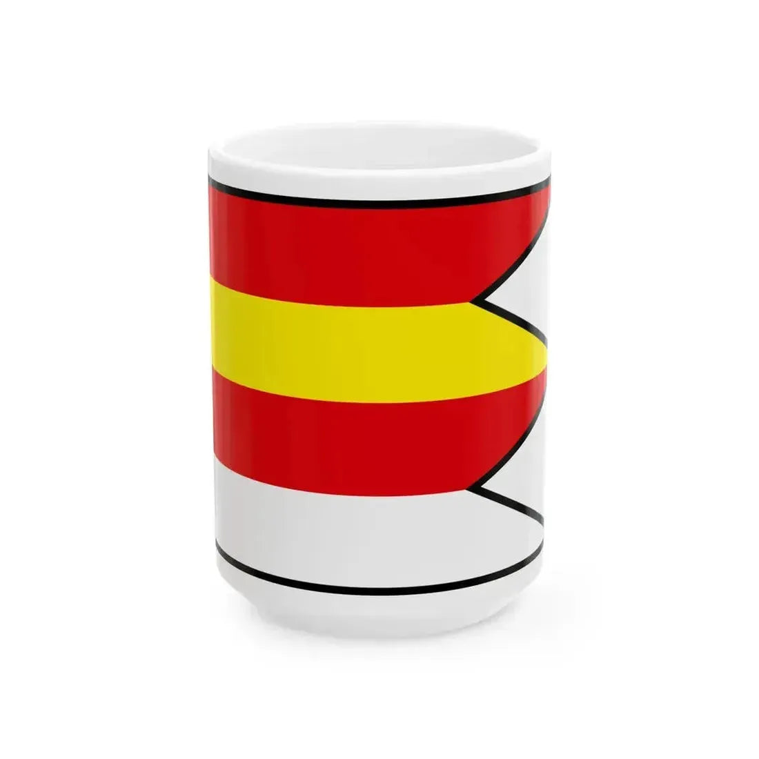 Buclovany Bardejov Flag (Slovakia) White Coffee Mug 15oz - Go Mug Yourself