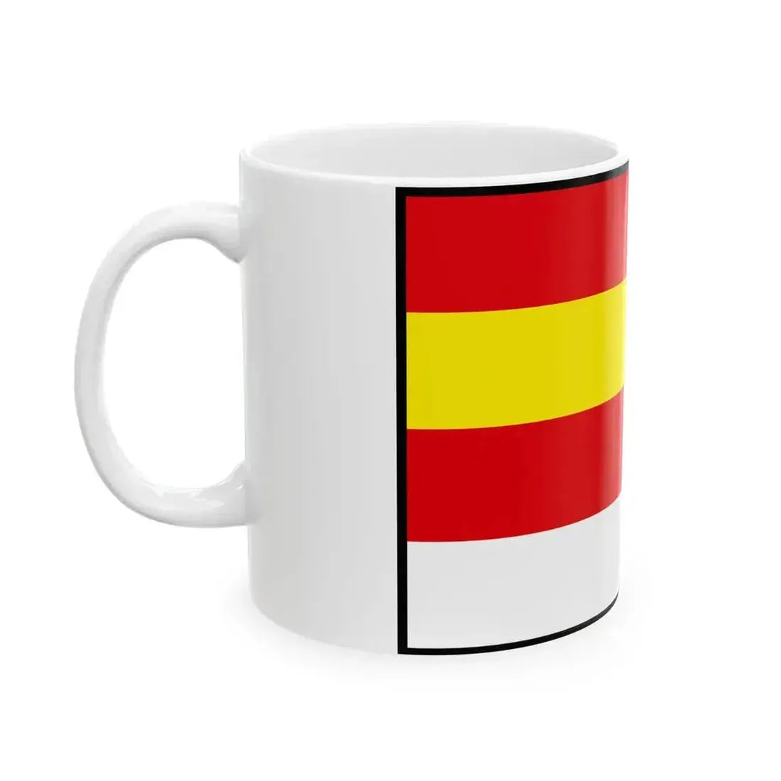 Buclovany Bardejov Flag (Slovakia) White Coffee Mug - Go Mug Yourself