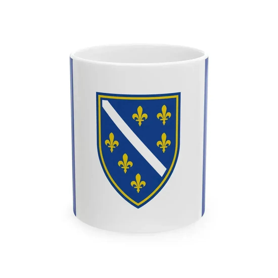 BUD Bosnia Heregovina Flag Proposal (Bosnia and Herzegovina) White Coffee Mug 11oz - Go Mug Yourself