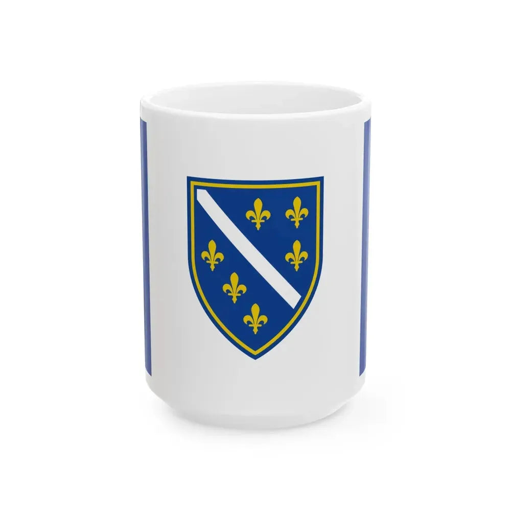 BUD Bosnia Heregovina Flag Proposal (Bosnia and Herzegovina) White Coffee Mug 15oz - Go Mug Yourself