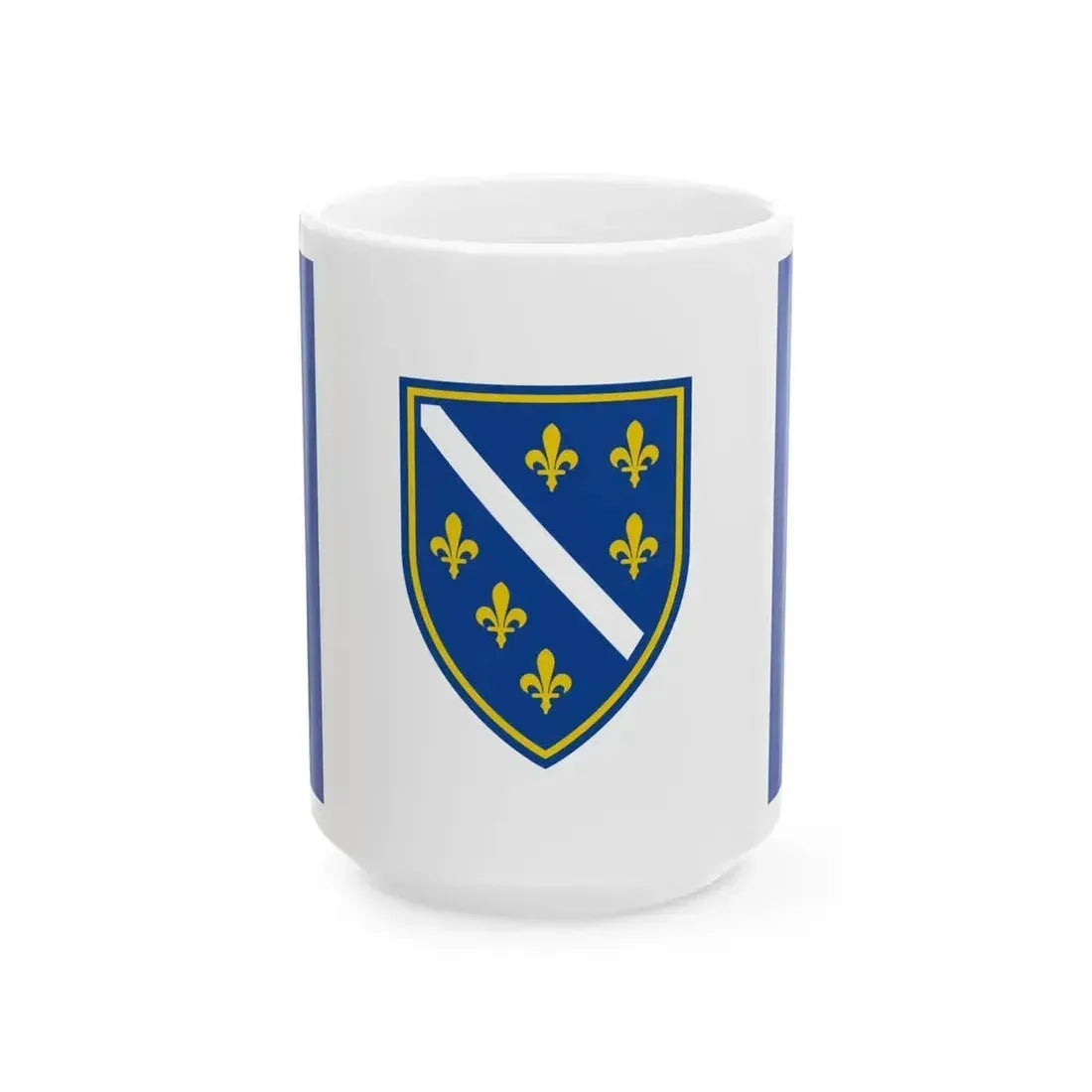 BUD Bosnia Heregovina Flag Proposal (Bosnia and Herzegovina) White Coffee Mug 15oz - Go Mug Yourself