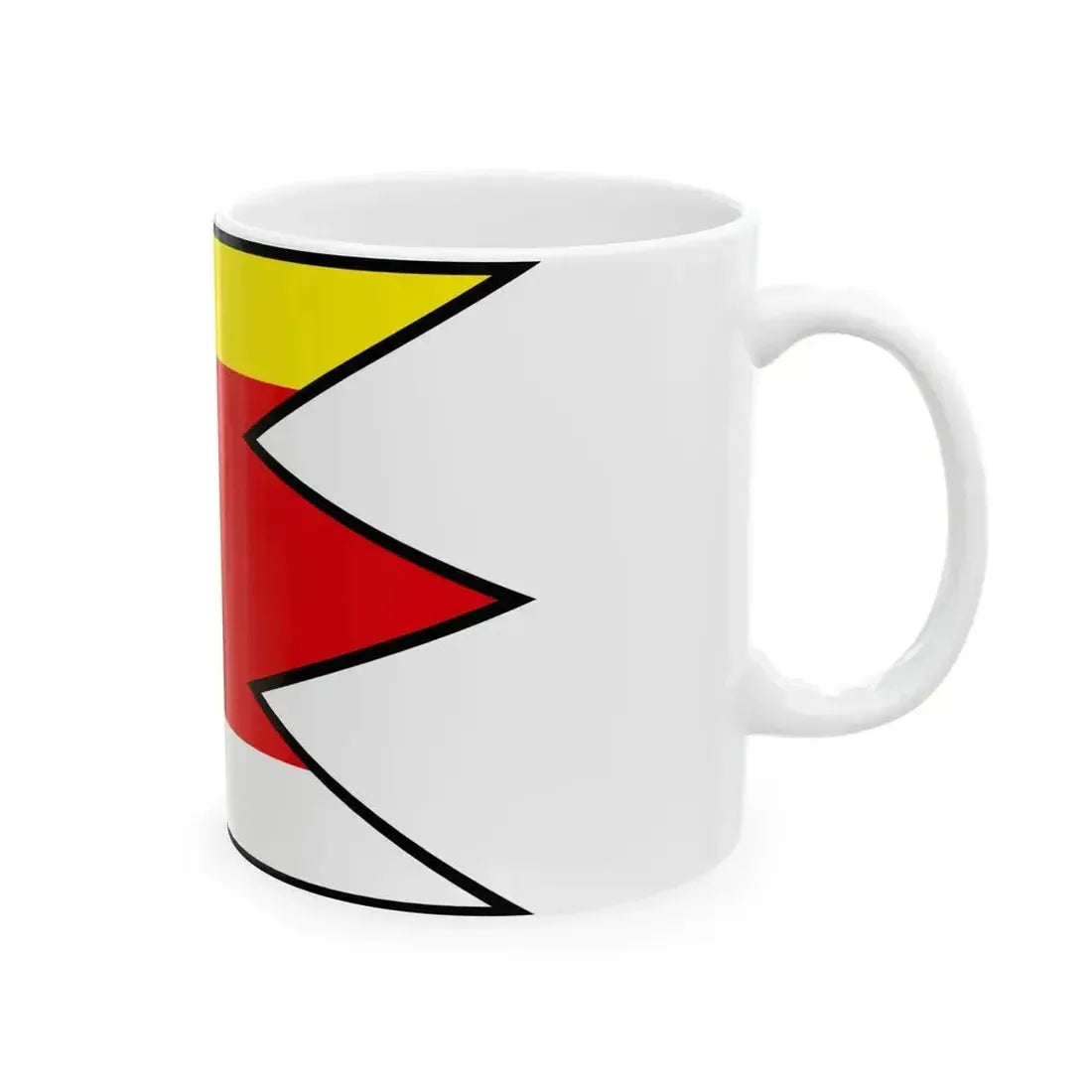 Budca Zvolen Flag (Slovakia) White Coffee Mug - Go Mug Yourself