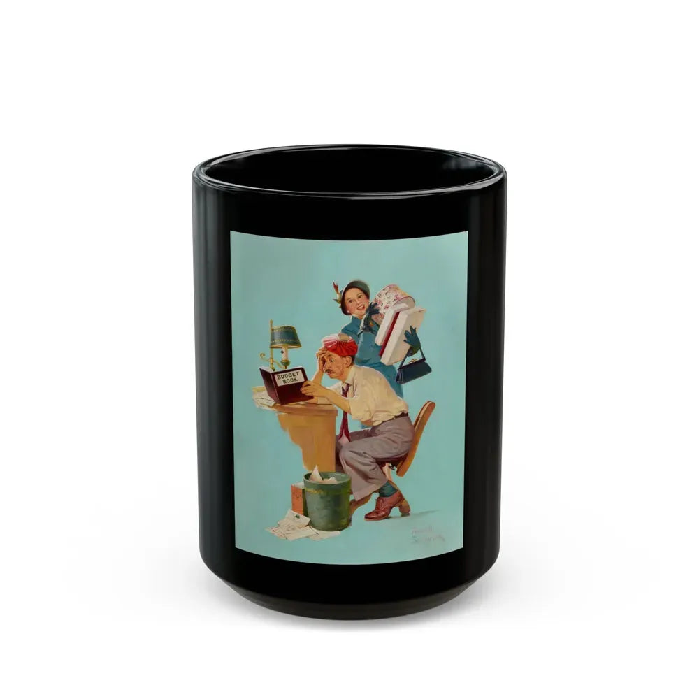 Budget Book - Black Coffee Mug 15oz - Go Mug Yourself