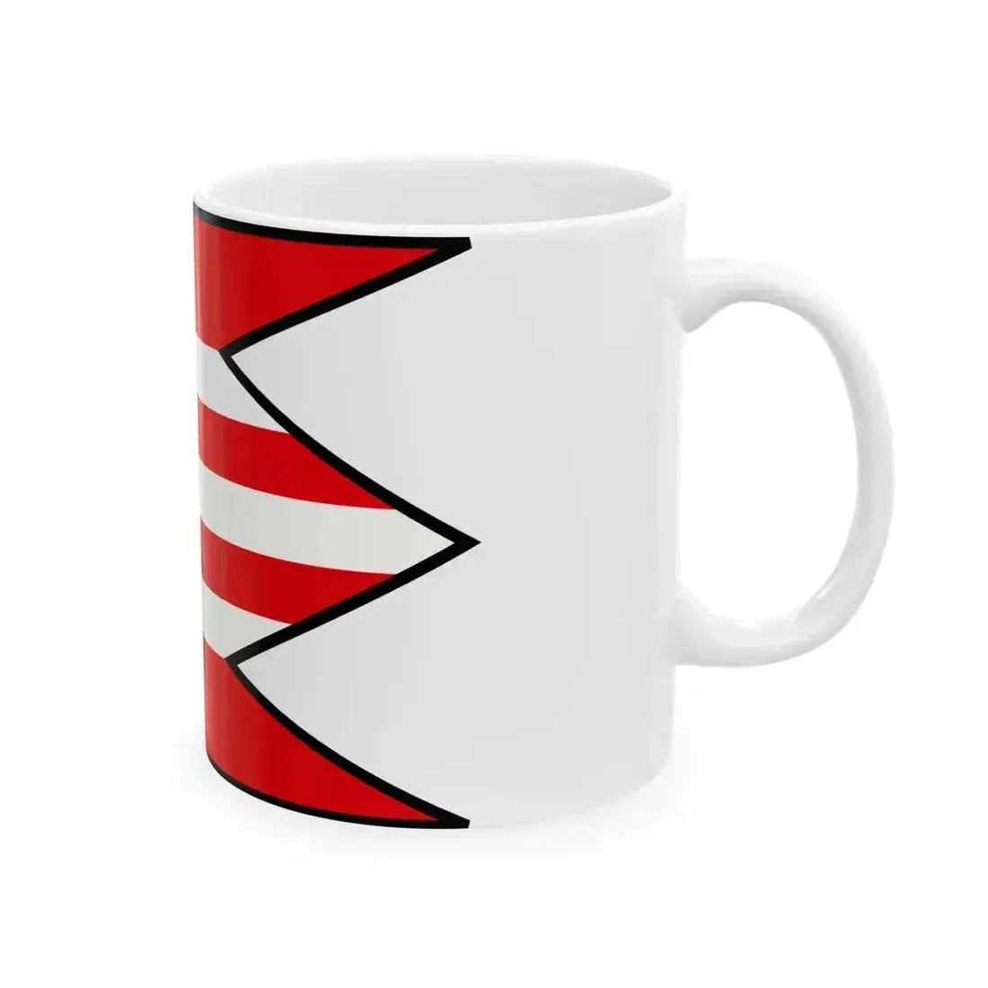 Budkovce Michalovce Flag (Slovakia) White Coffee Mug - Go Mug Yourself