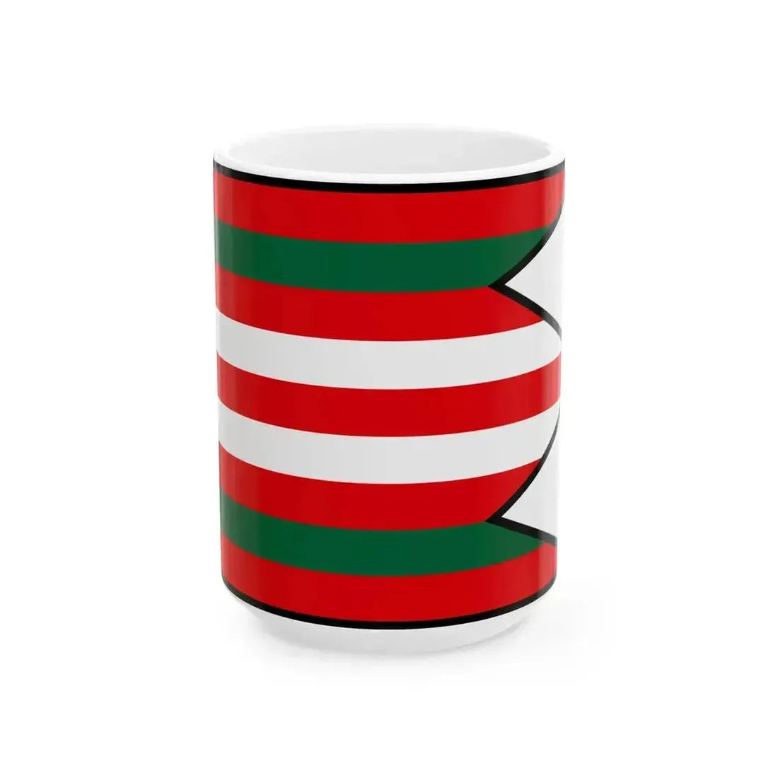 Budmerice Pezinok Flag (Slovakia) White Coffee Mug 15oz - Go Mug Yourself