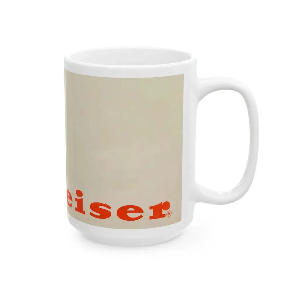 Budweiser Beer advertisement - White Coffee Mug - Go Mug Yourself