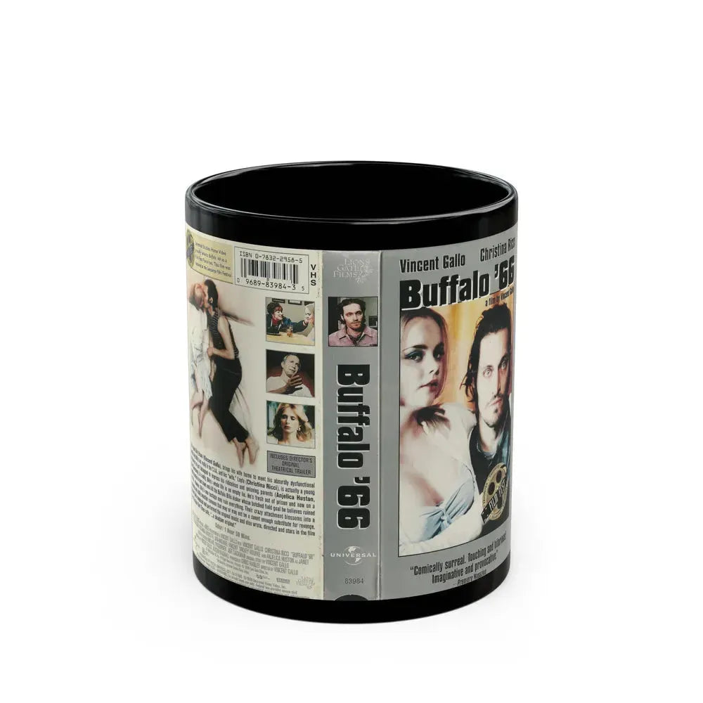 BUFFALO 66 (VHS COVER) - Black Coffee Mug 11oz - Go Mug Yourself