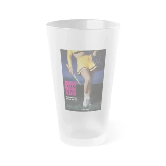 BUFFY THE VAMPIRE SLAYER (TEASER) 1992 Movie Poster - Frosted Pint Glass 16oz 16oz Frosted - Go Mug Yourself