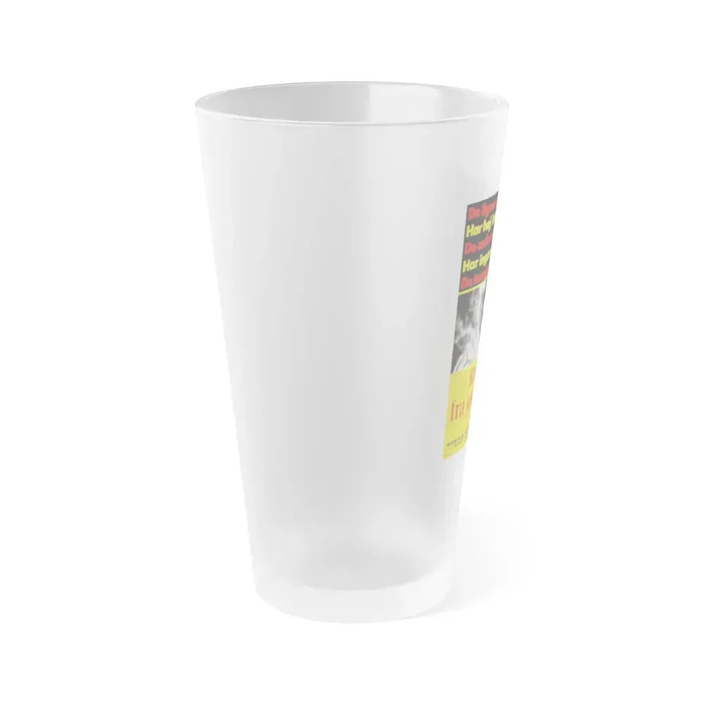 BUG (DANISH) 1975 Movie Poster - Frosted Pint Glass 16oz - Go Mug Yourself