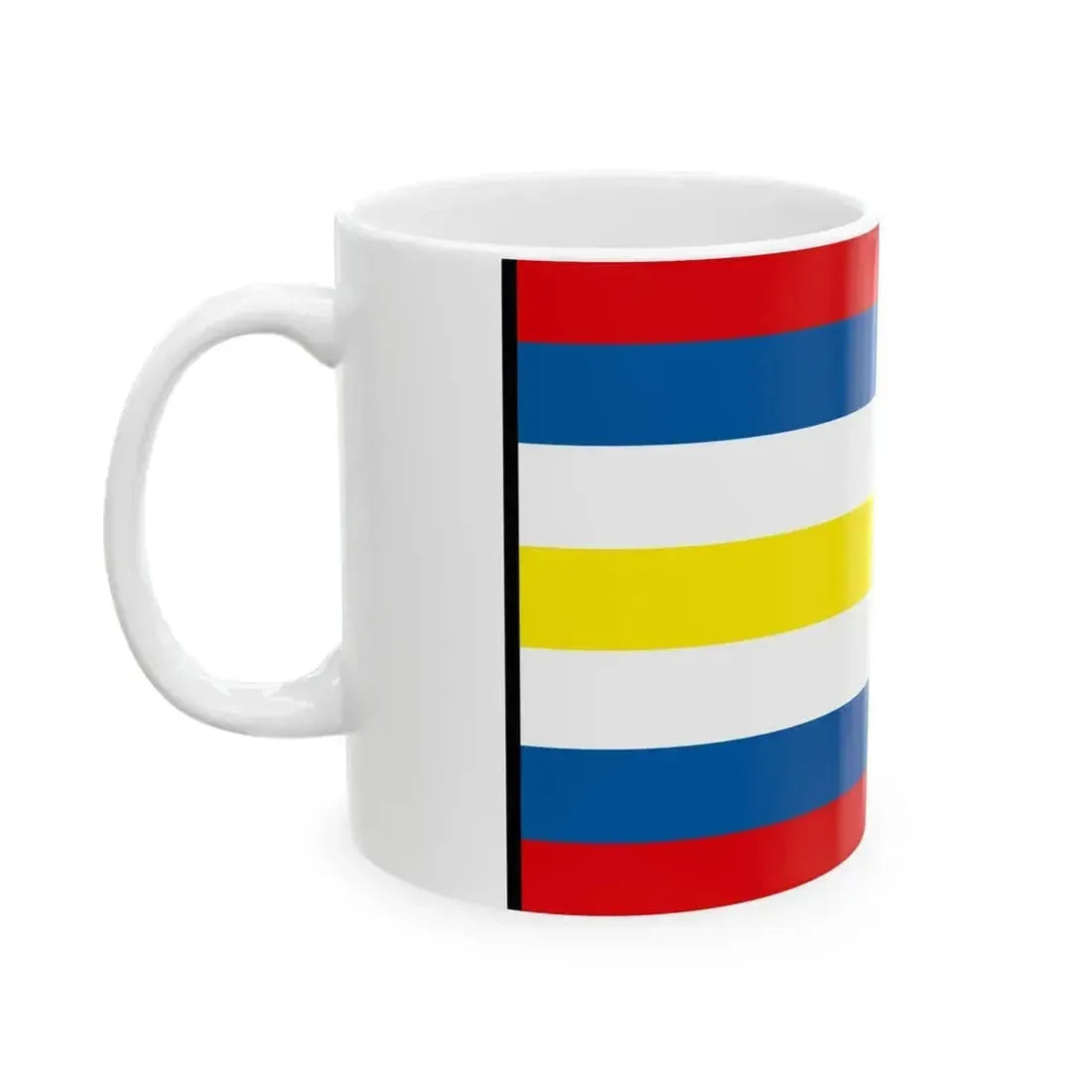 Buglovce Levoca Flag (Slovakia) White Coffee Mug - Go Mug Yourself