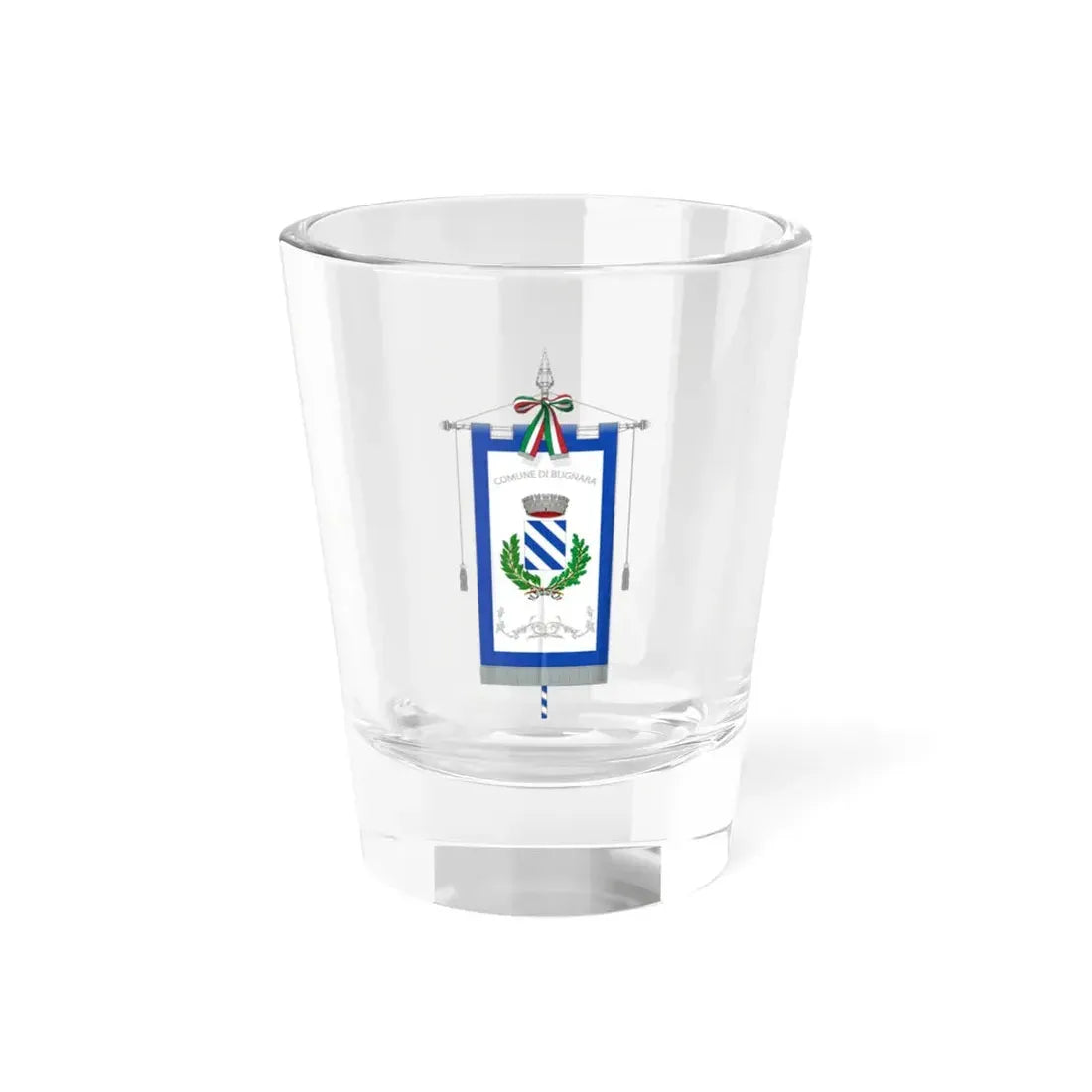 Bugnara-Gonfalone (Italy) Shot Glass 1.5oz 1.5oz - Go Mug Yourself