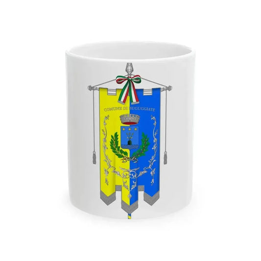 Buguggiate-Gonfalone (Italy) White Coffee Mug 11oz - Go Mug Yourself