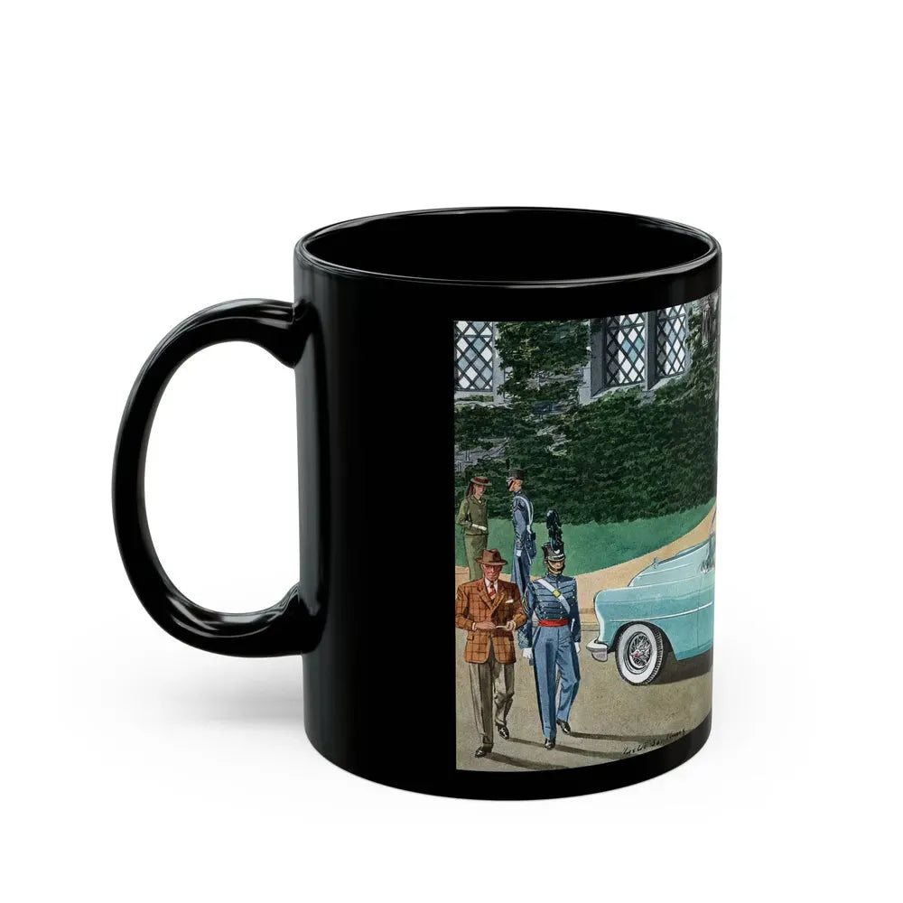 Buick Skylark, Esquire magazine, November 1954 - Black Coffee Mug - Go Mug Yourself