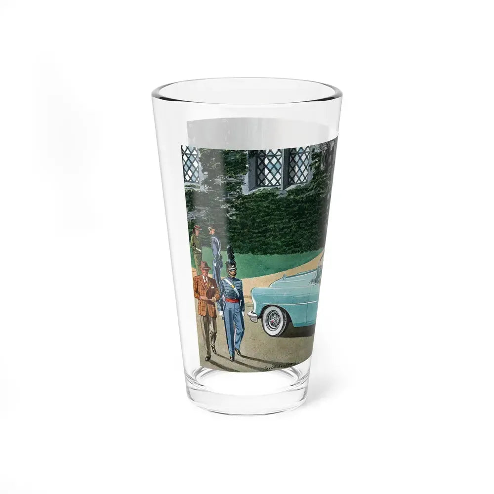 Buick Skylark, Esquire magazine, November 1954 (Magazine Illustration) Pint Glass 16oz - Go Mug Yourself