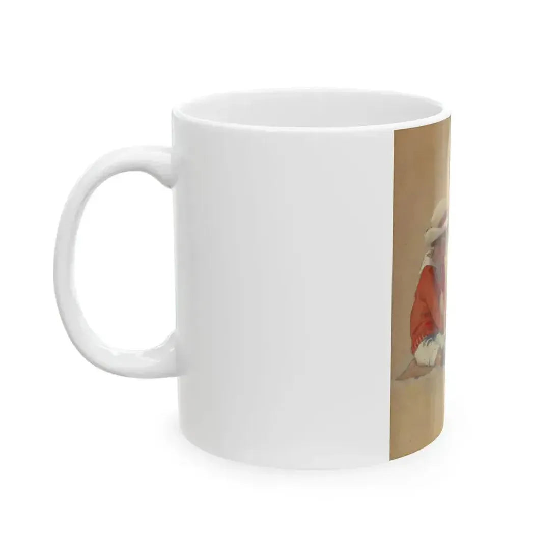 Building a Sand Castle, Good Housekeeping magazine cover, July 4, 1924 - White Coffee Mug - Go Mug Yourself