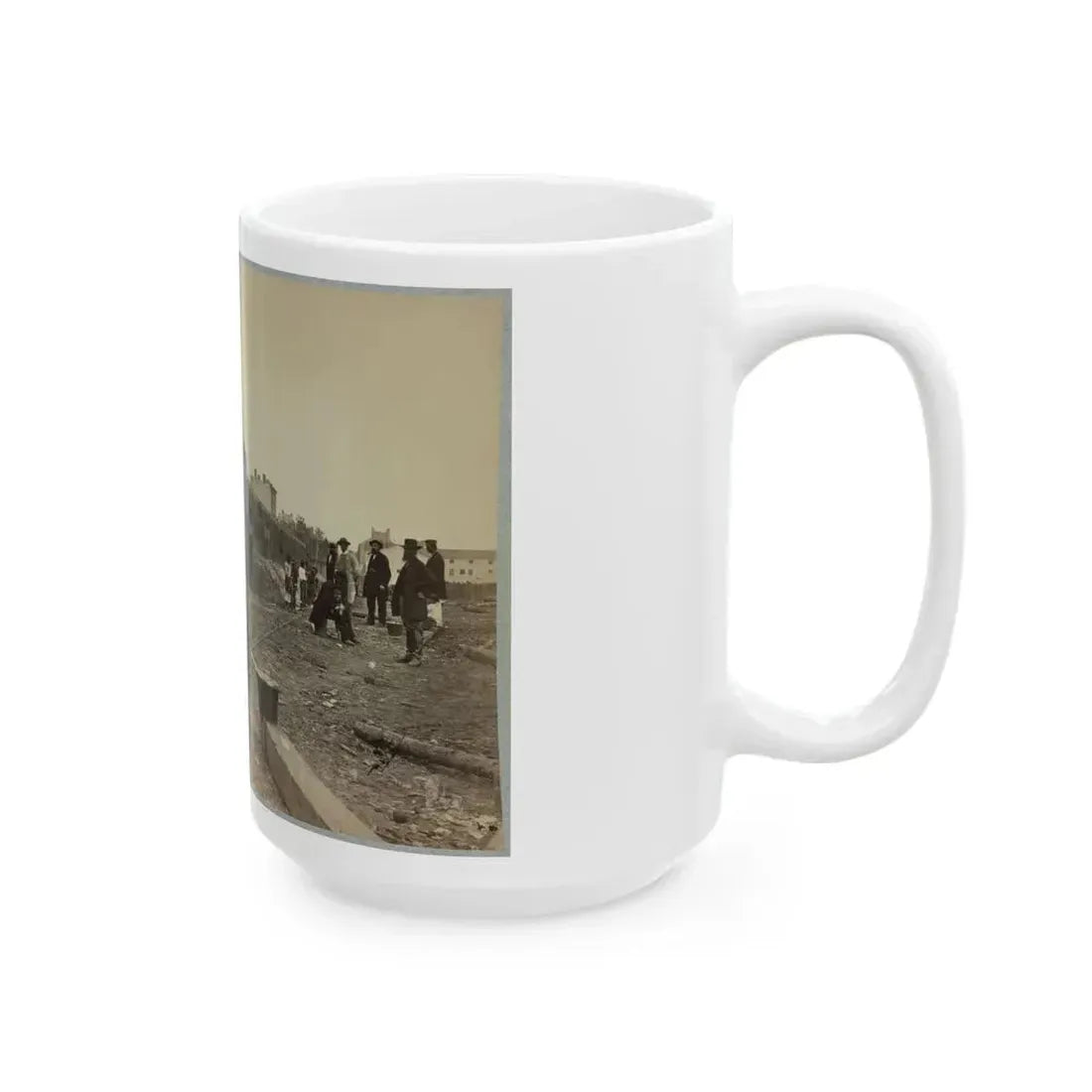 Building Stockade, Alexandria, Va.(2) (U.S. Civil War) White Coffee Mug - Go Mug Yourself