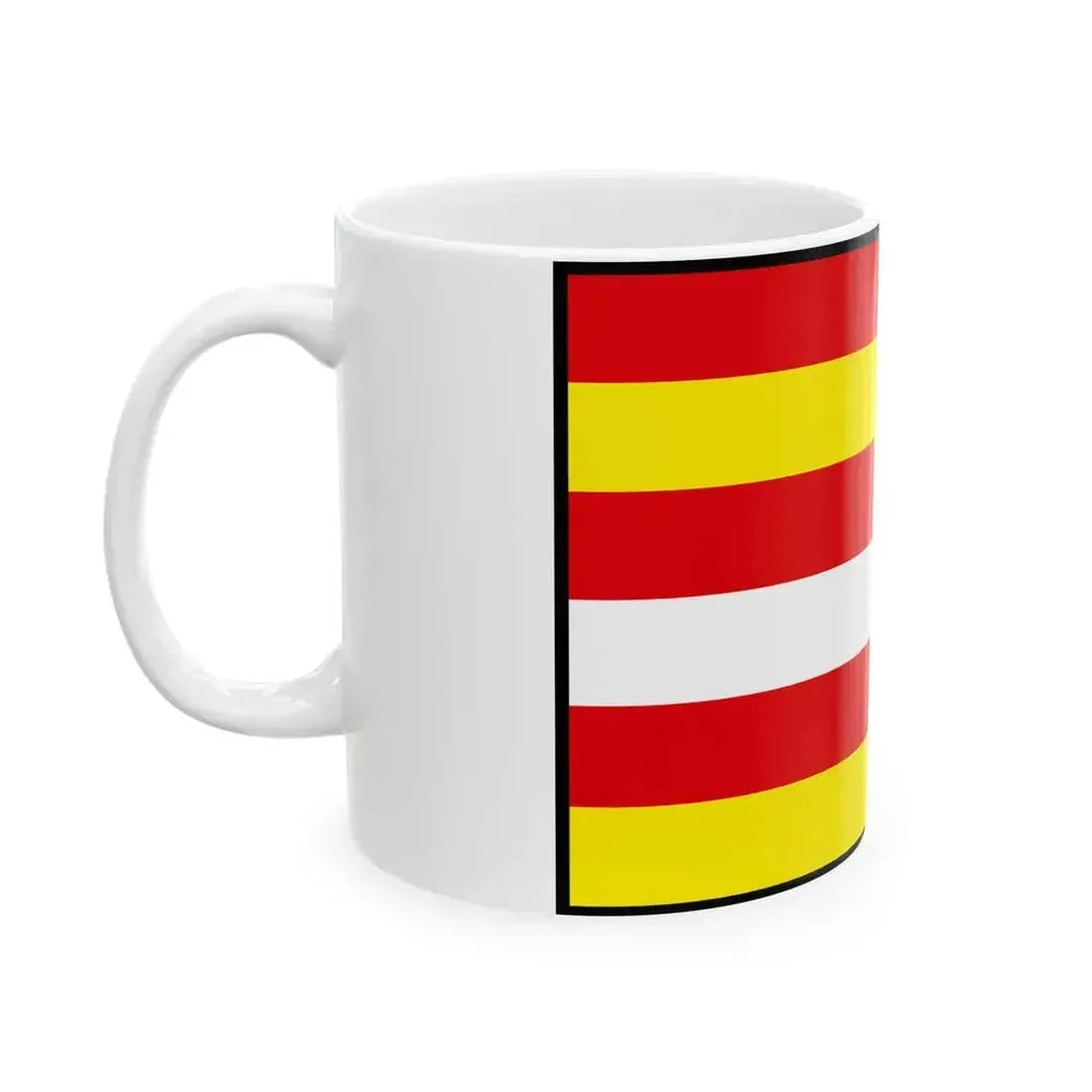 Bukovce Stropkov Flag (Slovakia) White Coffee Mug - Go Mug Yourself