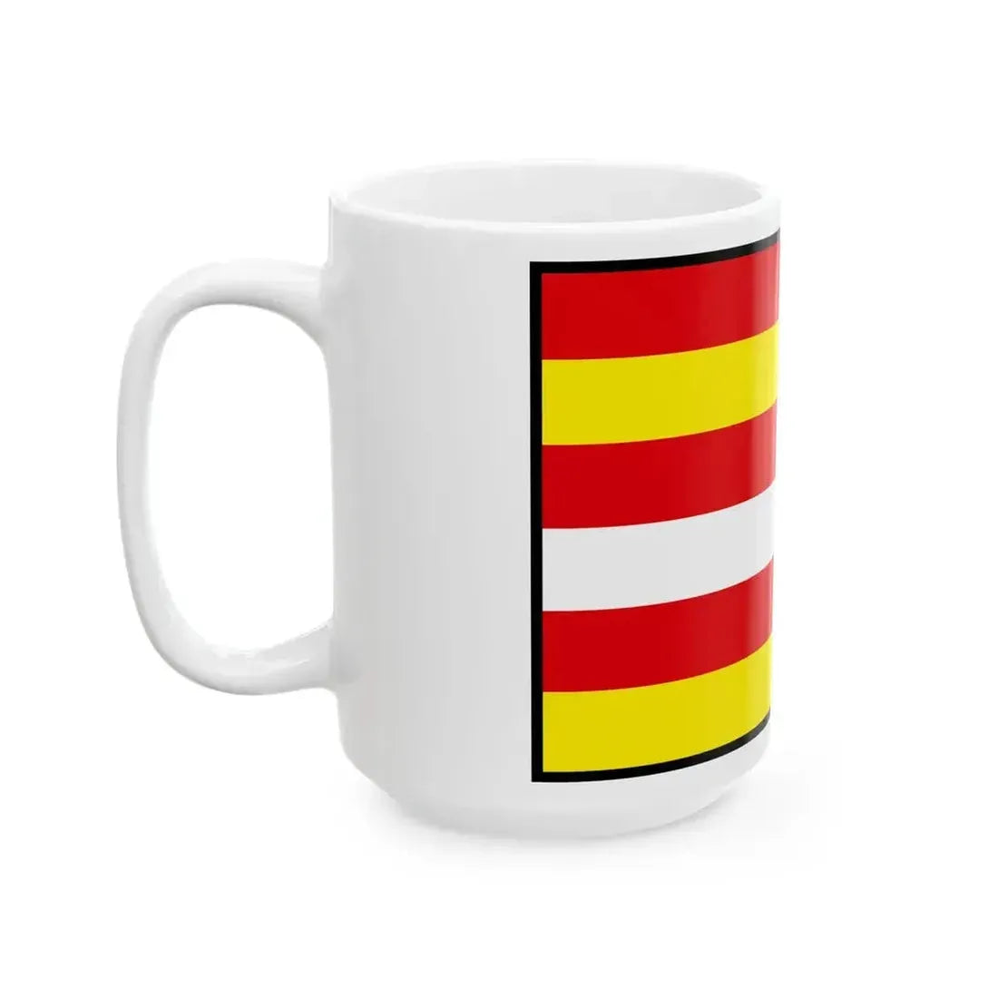 Bukovce Stropkov Flag (Slovakia) White Coffee Mug - Go Mug Yourself