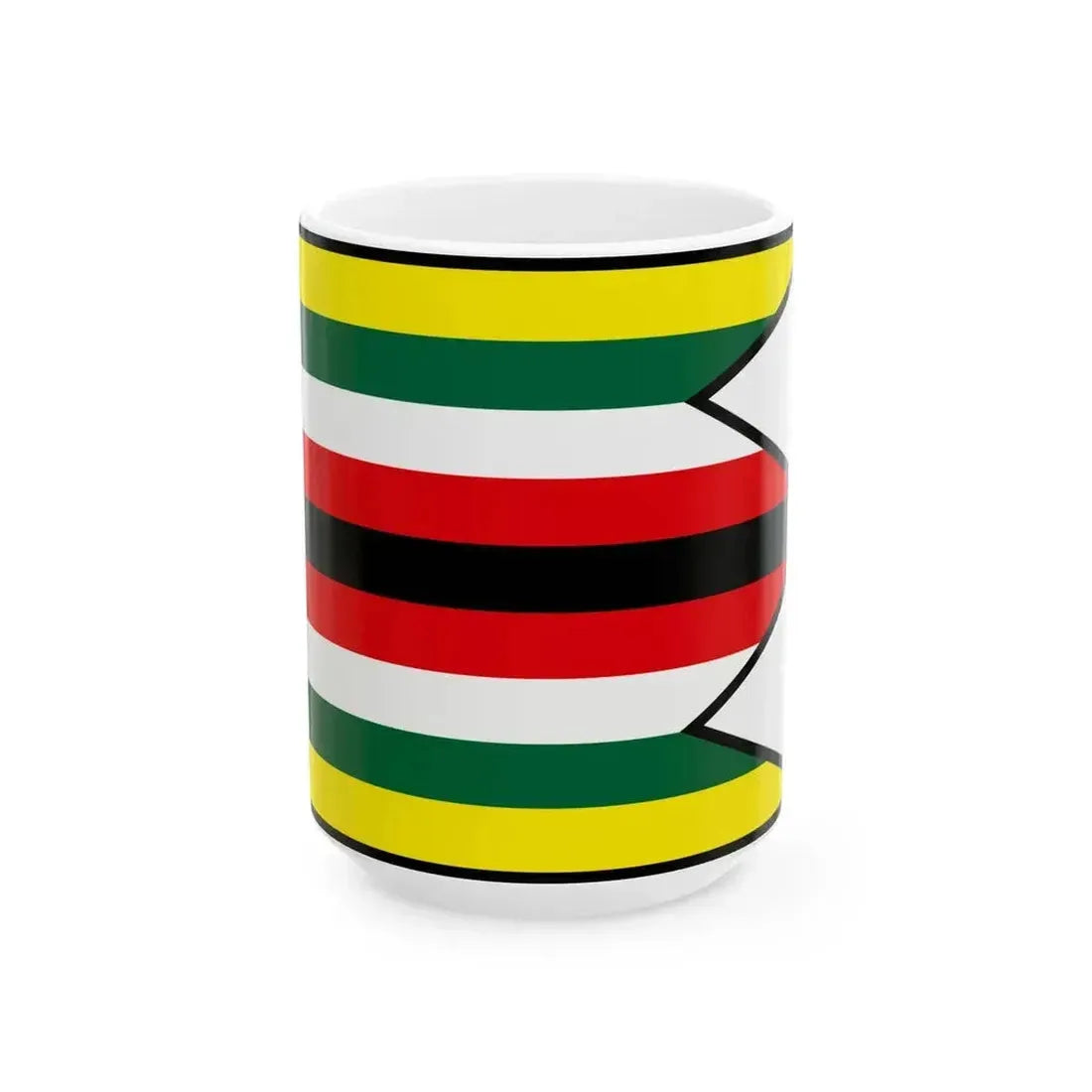 Bukovec Myjava Flag (Slovakia) White Coffee Mug 15oz - Go Mug Yourself