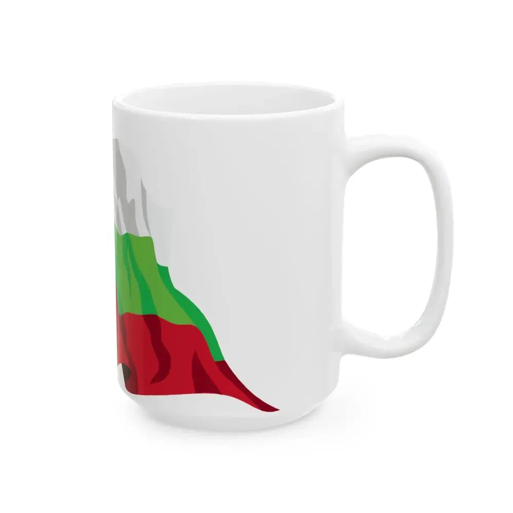 Bulgaria flag waving icon (Bulgaria) White Coffee Mug - Go Mug Yourself