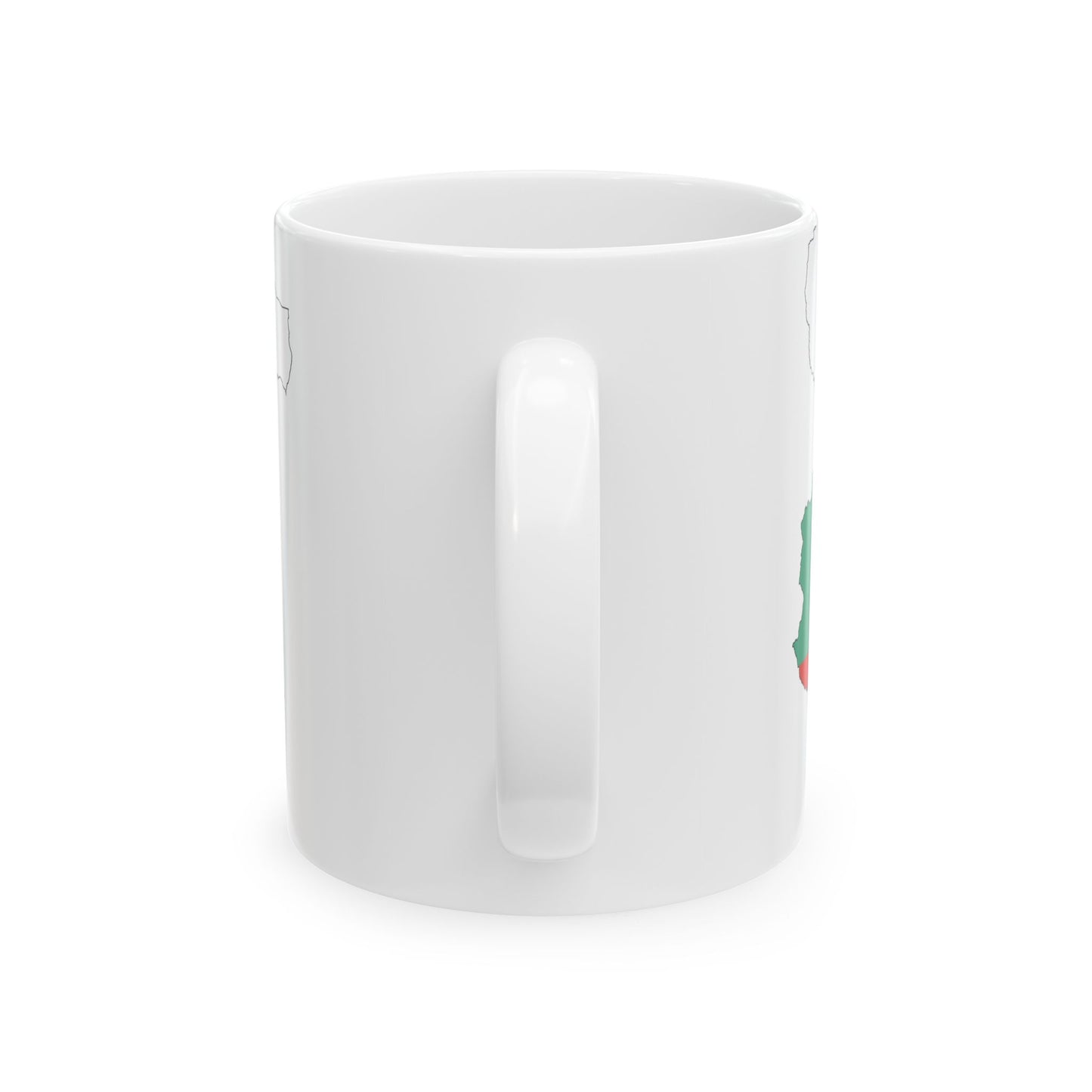 Bulgaria-Flagmap (Bulgaria) White Coffee Mug-Go Mug Yourself
