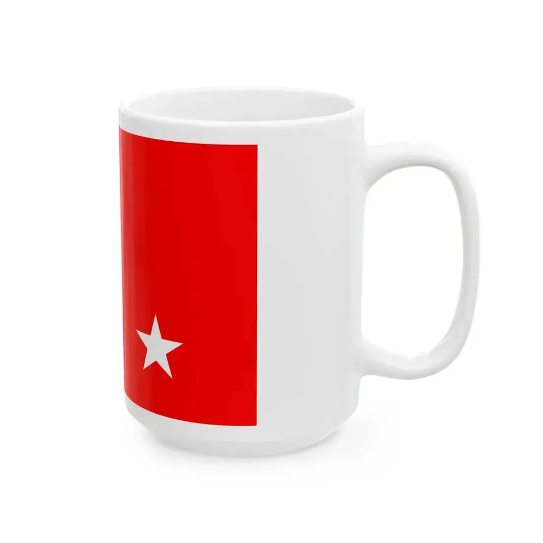 Bulgarian Navy Rank Flag Commander of the Naval Base (Bulgaria) White Coffee Mug - Go Mug Yourself