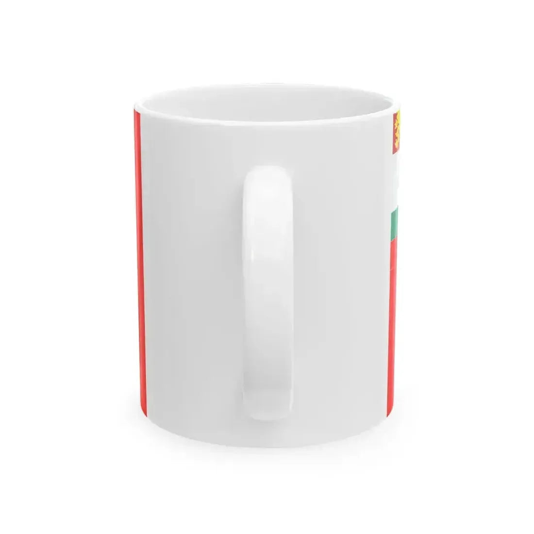 Bulgarian Navy Rank Flag Commander of the Navy (Bulgaria) White Coffee Mug - Go Mug Yourself