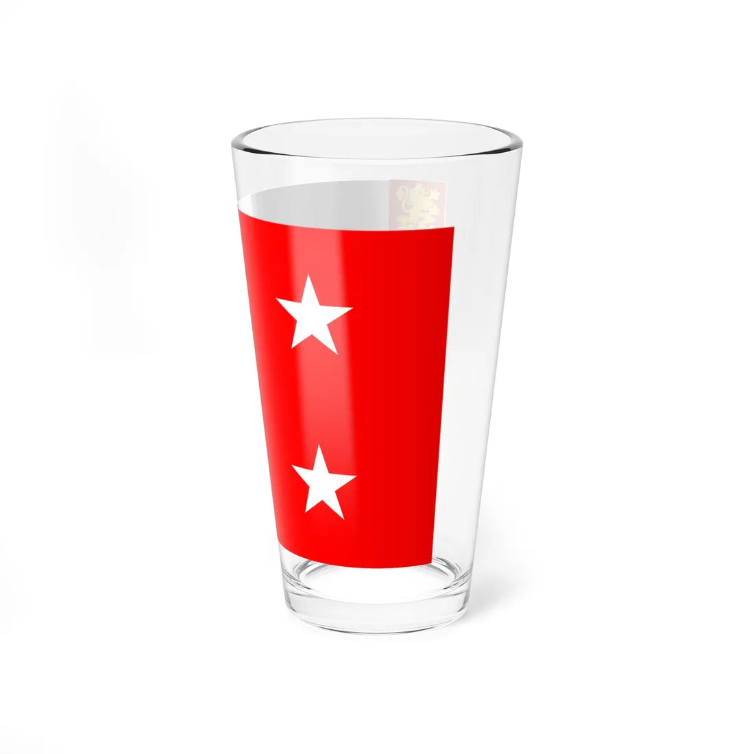 Bulgarian Navy Rank Flag Deputy Commander of the Navy (Bulgaria) Pint Glass 16oz - Go Mug Yourself